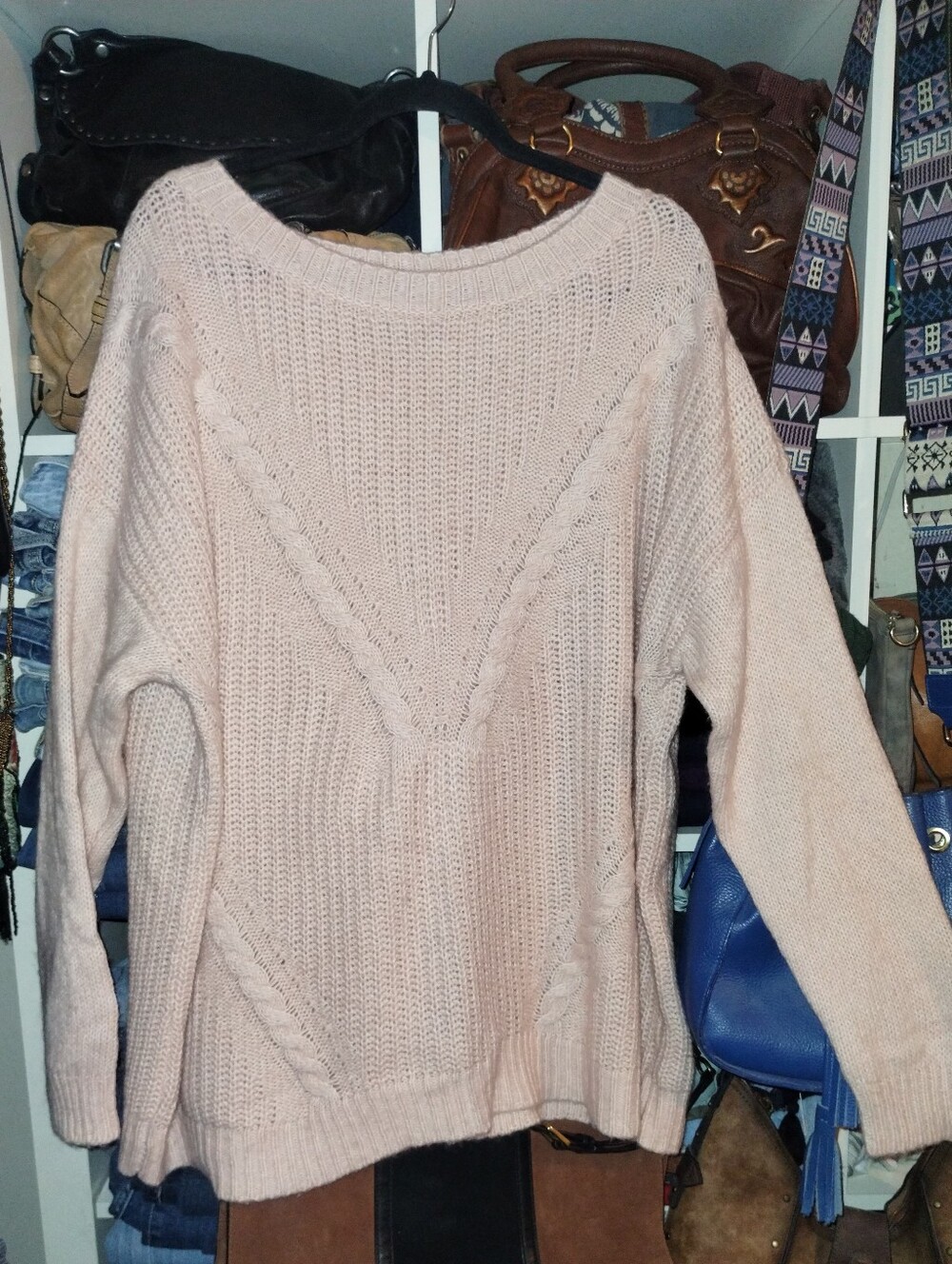 Ava & Viv 3X Knit Sweater Light Pink 🩷